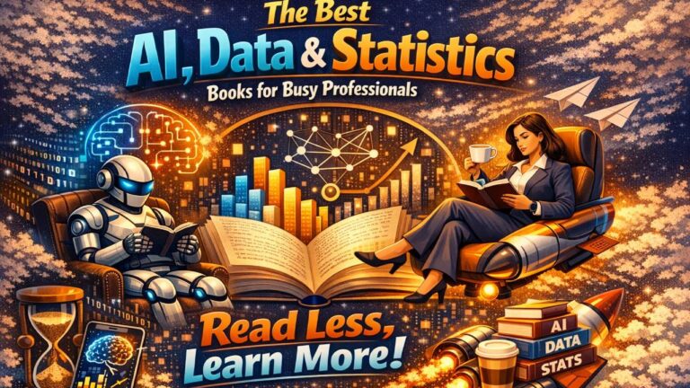The Best AI, Data & Statistics Books for Busy Professionals — Read Less, Learn More